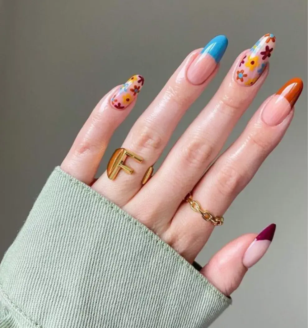 Mix de diseños en una misma paleta de color.