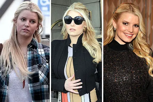 Jessica Simpson, siempre con el pelo suelto, opta por los bucles para un look nocturno