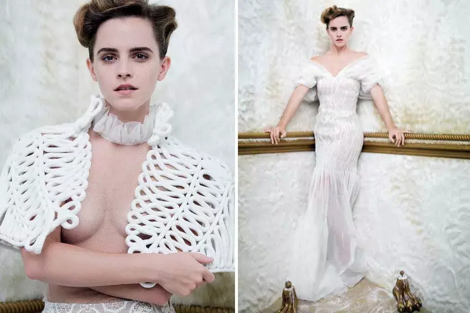 Emma Watson protagonizó una producción de fotos muy sensual para la revista Vanity Fair