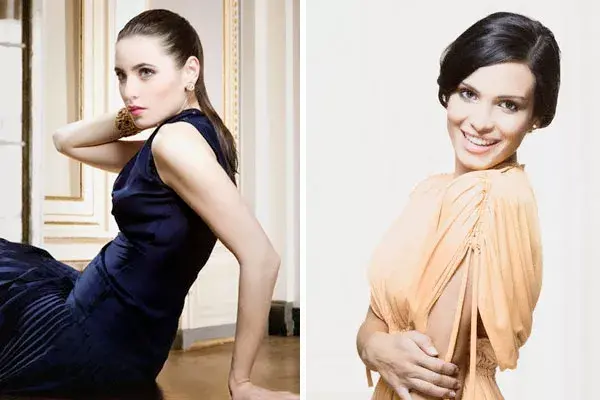 Si vamos a un cóctel, el azul y los tonos nude nunca fallan. Los recogidos, simples, realzan el look