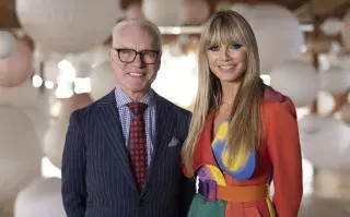 Heidi Klum y Tim Gunn en Making The Cut.