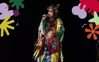 Bjork en el Primavera Sound.