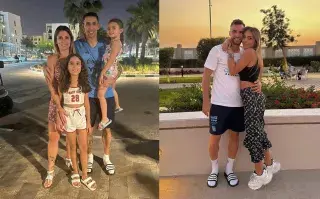 Varios de los futbolistas se mostraron en las redes luciendo esta llamativa combinación.