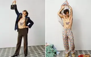 Fotos de la nueva campaña de la campaña de Gucci con Harry Styles.