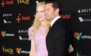 Nicole Kidman y Hugh Jackman durante el evento.
