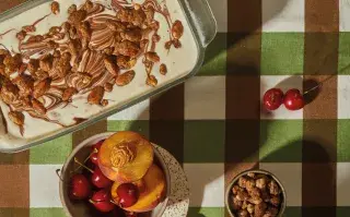 Paso a paso para un helado de pan dulce