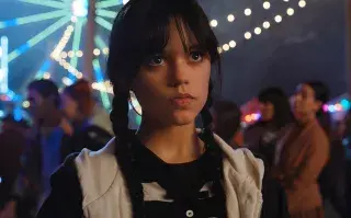 Merlina, el personaje interpretado por Jenna Ortega.