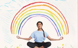 De qué se trata la meditación con colores.