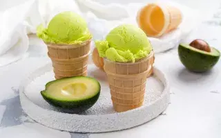 Helado de palta: súper fácil, rico y vegano Helado de palta vegano.