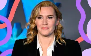 El emotivo momento de Kate Winsle durante una entrevista.