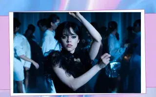 El baile viral de Merlina, la serie de Netflix.