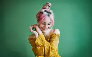Mujer feliz