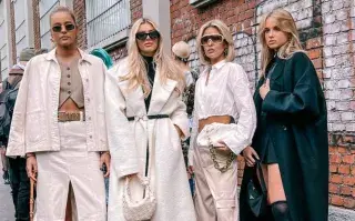 Street style durante la Semana de la Moda de Milán.