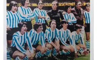Betty y sus compañeras de equipo.