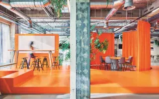 Una oficina diseñada por el Atelier van Berlo (holanda) pensando en las nuevas formas de trabajo.