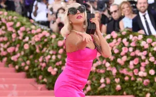 Lady Gaga durante la MET Gala 2019.