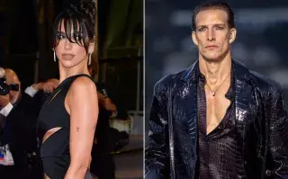 Iván de Pineda presentó La Vacanza, la nueva colección de Versace con Dua Lipa.