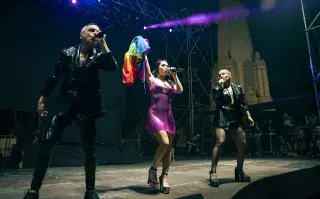 Miranda! brilló en el cierre de la fiesta del Orgullo en Madrid con Lali como invitada.