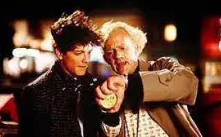 Eric Stoltz, en una escena de la película Volver al futuro, que finalmente no protagonizó.