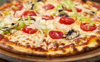 Pizza sin harina.
