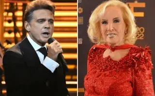 Mirtha Legrand fue ovacionada en el show de Luis Miguel: el cantante bajó del escenario y la saludó.