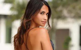 La reacción de Antonela Roccuzzo al beso de Migue Granados a Messi
