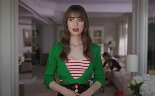 Lily Collins visitó Buenos Aires.
