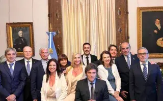 El gabinete de Javier Milei.