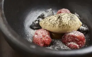 El helado de asado, una creación del chef Dave Soady.