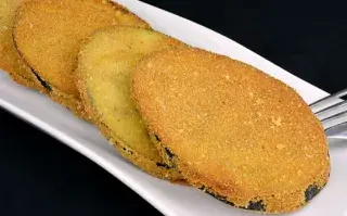 Milanesas de berenjena: un clásico.