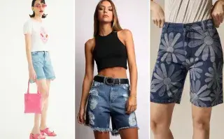5 diseños de bermudas de jean que la rompen.