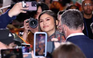 Zendaya en la premiere de Duna: Parte 2, en Seúl el 22 de febrero.