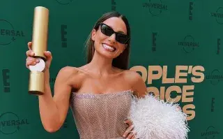 Tefi Russo en la entrega de los People's Choice Awards.