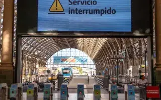 Comenzó el paro de trenes decretado por La Fraternidad, el gremio que agrupa a los maquinistas