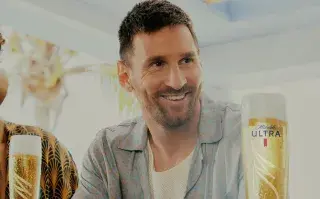 Lio Messi en una publicidad del SuperBowl 2024.