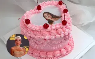 La "burning cake" con la que Tini cumplió sus 27 años es de Mama Chanita (@mamachanitadesserts).