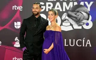 Maluma y Susana Gómez en los Latin Grammy 2023.