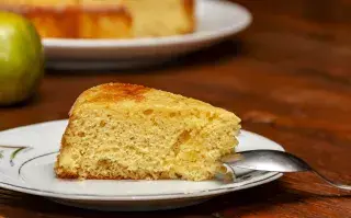 Torta de naranja con un ingrediente secreto.