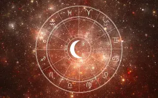 La rueda zodiacal, con los 12 signos astrales.