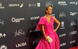 Luisana Lopilato en la alfombra roja de los Premios Platino 2024.
