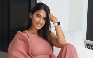 Antonela Roccuzzo y sus looks para entrenar en el gimnasio.