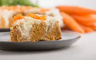 Carrot cake de avena: una receta fácil, rica y sin harina Carrot cake de avena: rica y saludable.