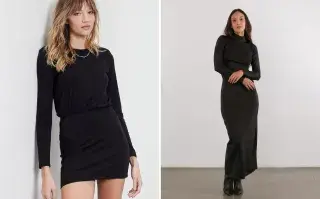 10 diseños de vestidos negros para usar esta temporada.