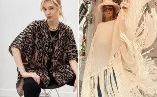 5 diseños de ponchos para usar esta temporada.