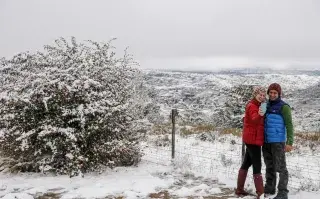 Nevada en 2021 en el Valle de Calamuchita, Villa Berna, Córdoba.
