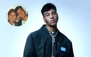 Duki y la emoción ante la pregunta de su mamá.