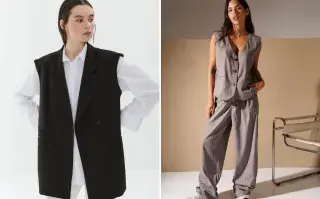 Dónde comprar buena sastrería en Avellaneda: las mejores marcas de Flores para conseguirla barata Dos modelos mujeres usando ropa sastrera.
