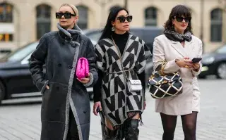 Mujeres caminando por las calles de Nueva York. 