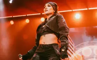 Foto de María Becerra en Monterrey.