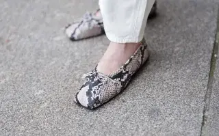 Ballerina de reptil print.